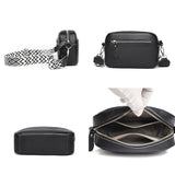Leren Crossbody Tas voor Dames - Luxe Schouderhandtas Messenger Tote Sac