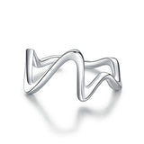 Adjustable Rings For Women - 925 Sterling Silver Open Size Rings