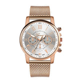 Luxe horloge voor dames - Modieuze quartz uurwerk mesh band zakelijke stijl