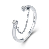Adjustable Rings For Women - 925 Sterling Silver Open Size Rings