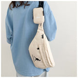 Unisex Taillezak - Veelzijdige Vrijetijds Borst Slingertas Mode Sport