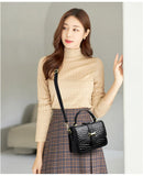 Luxe mode tas - PU leren retro print crossbody schoudertas voor dames en meisjes