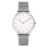 Minimalistische Uhr für Damen - Luxuriöse Quarzuhr mit Mesh-Armband