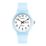 Minimalistisch polshorloge voor dames - Kalenderhorloge waterdicht lichtgevend damesklok