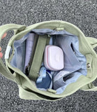 Casual canvas tas voor dames - veelzijdige tote crossbody schouderhandtas