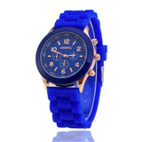 Jelly-Uhr für Damen – Quarzuhrwerk Silikonarmband