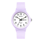 Minimalistisch polshorloge voor dames - Kalenderhorloge waterdicht lichtgevend damesklok