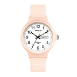 Minimalistisch polshorloge voor dames - Kalenderhorloge waterdicht lichtgevend damesklok