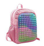Mini Pop It Backpack for Children - Stress Relief Soft Toy Squishy Bubble Fidget Bag