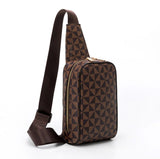 Luxury Leather Belt Bag for Men - Casual Messenger Chest Bag Fashion Pack Large Capacity