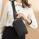 Luxury Leather Belt Bag for Men - Casual Messenger Chest Bag Fashion Pack Large Capacity