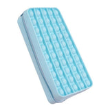 Antistress Pop It Fidget Pencil Case - Sensory Silicone Toy Bubble Storage Bag For Children Kids Large Pops Its