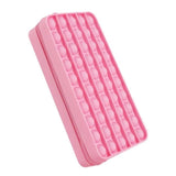Antistress Pop It Fidget Pencil Case - Sensory Silicone Toy Bubble Storage Bag For Children Kids Large Pops Its