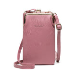 Small Crossbody Bag For Women - Mini PU Leather Shoulder Messenger Handbag Purse