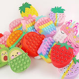 Antistress Pop It Fidget Portemonnee Portemonnee voor Meisjes - Push Bubble Crossbody Strap Coin Bag Toy