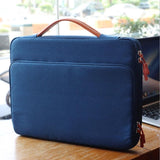 Laptophoes voor 14,1-15,4 inch notebooks - waterdichte schoudertas, draagtas, draagtas,