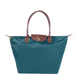 Sac à main fourre-tout en nylon imperméable - Sac à aisselles tendance pour femme Oxford Beach Shopping