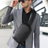 Multifunctionele crossbody-schoudertas voor heren - Krasbestendige waterdichte Messenger-borsttas