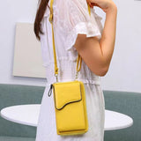 Dames Kleine Crossbody Schoudertas / Portemonnee - Mini Zadeltas Portemonnee Dames Clutch Portemonnee