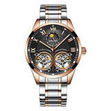 Luxe horloge voor heren - dubbele vliegwiel mechanische klok