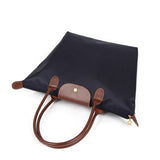 Sac à main fourre-tout en nylon imperméable - Sac à aisselles tendance pour femme Oxford Beach Shopping