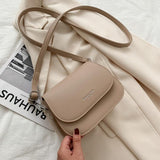 Kleine Umhängetasche für Frauen Solide Klappe - Schulter Designer Messenger Handtasche Geldbörse