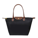 Sac à main fourre-tout en nylon imperméable - Sac à aisselles tendance pour femme Oxford Beach Shopping