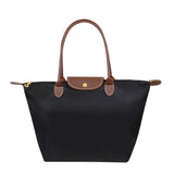 Sac à main fourre-tout en nylon imperméable - Sac à aisselles tendance pour femme Oxford Beach Shopping