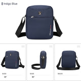 Waterproof Men's Crossbody Bag - Mini Business Shoulder Bag Traveling Messenger Sling Pack