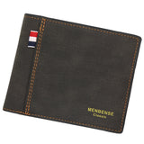Vintage Denim Billfold Portemonnee voor Heren - Luxe Slanke Geld Creditcard Clip Houder Portemonnee