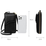 Dames Kleine Crossbody Schoudertas / Portemonnee - Mini Zadeltas Portemonnee Dames Clutch Portemonnee