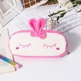 Cartoon Animals Plush Pencil Case - Kawaii Pouch Bag Case School and Office Supplies