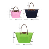 Sac à main fourre-tout en nylon imperméable - Sac à aisselles tendance pour femme Oxford Beach Shopping