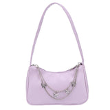 Women's Luxury Designer Handbag - Retro Ladies Shoulder Baguette Bag Nylon Purse