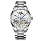 Luxe horloge voor heren - dubbele vliegwiel mechanische klok