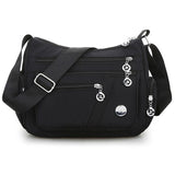Multifunctional Crossbody Shoulder Bag For Women - Waterproof Messenger Handbag Oxford Nylon