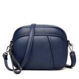 Sac à bandoulière design simple pour femme - Sac à main Messenger en cuir PU pour femme