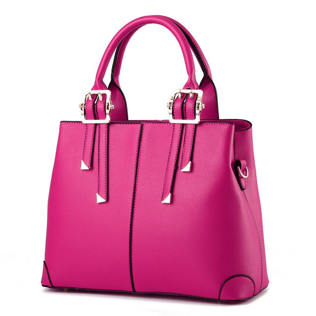 PU Leather Bags Handbags for Women Luxury Brand Designer Tote Bag