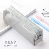 Trousse à crayons transparente - Pochette grande capacité pour adolescents garçons filles