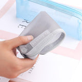 Trousse à crayons transparente - Pochette grande capacité pour adolescents garçons filles