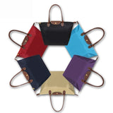 Sac à main fourre-tout en nylon imperméable - Sac à aisselles tendance pour femme Oxford Beach Shopping