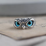 Vintage Zilveren Rode Kikker Ring - Eenvoudige Charme Leuke Design Sieraden Dieren Ringen Zinklegering