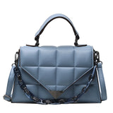Luxury Flap Shoulder Bag with Chain for Women - Fashion PU Leather Purse Handbag Classic