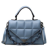 Luxe schoudertas met klep en ketting voor dames - Mode PU lederen handtas handtas Klassiek