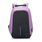 Anti-diefstal rugzak met USB-oplader - 15,6-inch schoolwaterafstotende laptoptas met grote capaciteit