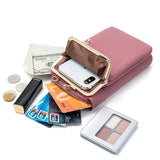 Small Crossbody Bag For Women - Mini PU Leather Shoulder Messenger Handbag Purse