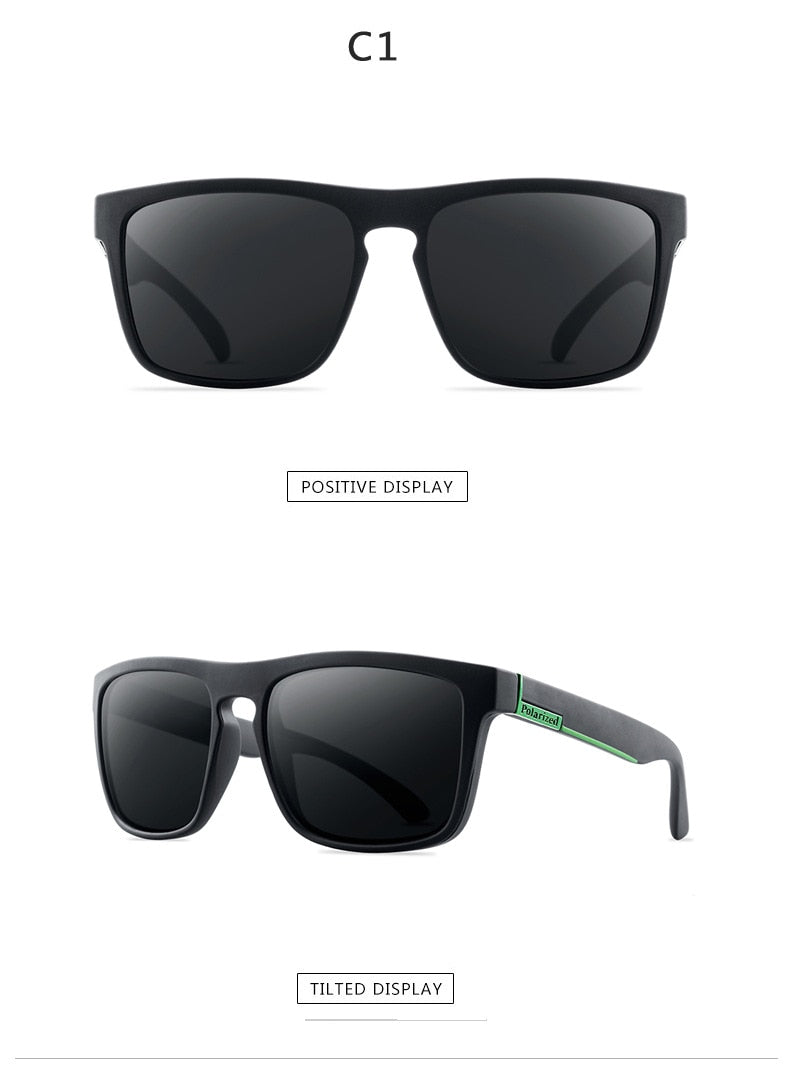 Sun Glasses Polarized Sunglasses Men Classic Design Mirror Square Ladi