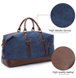 Reistas met grote capaciteit - Overnachtingsbagage Canvas snijbestendige handtas Unisex