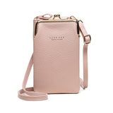 Small Crossbody Bag For Women - Mini PU Leather Shoulder Messenger Handbag Purse