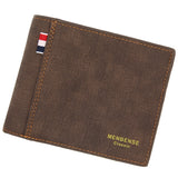 Vintage Denim Billfold Portemonnee voor Heren - Luxe Slanke Geld Creditcard Clip Houder Portemonnee